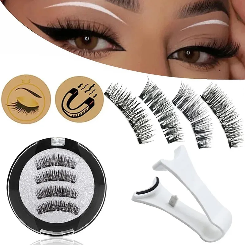 🎉Last Day 49% OFF🎁Natural Magnetic 3D False Eyelashes Set